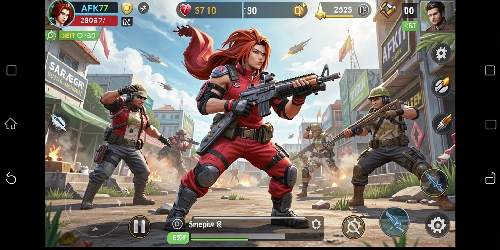 Tampilan gameplay AFK77 yang menakjubkan dan penuh strategi.