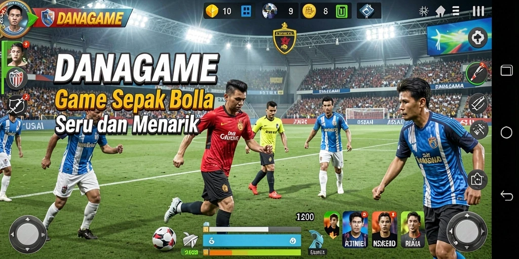 Tampilan gameplay mendebarkan dalam DANAGAME, buktikan keahlianmu!