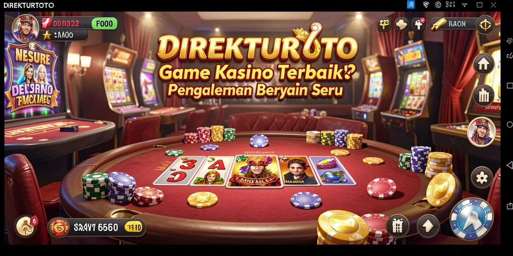 Tampilan utama gameplay Kasino dari DIREKTURTOTO yang seru.