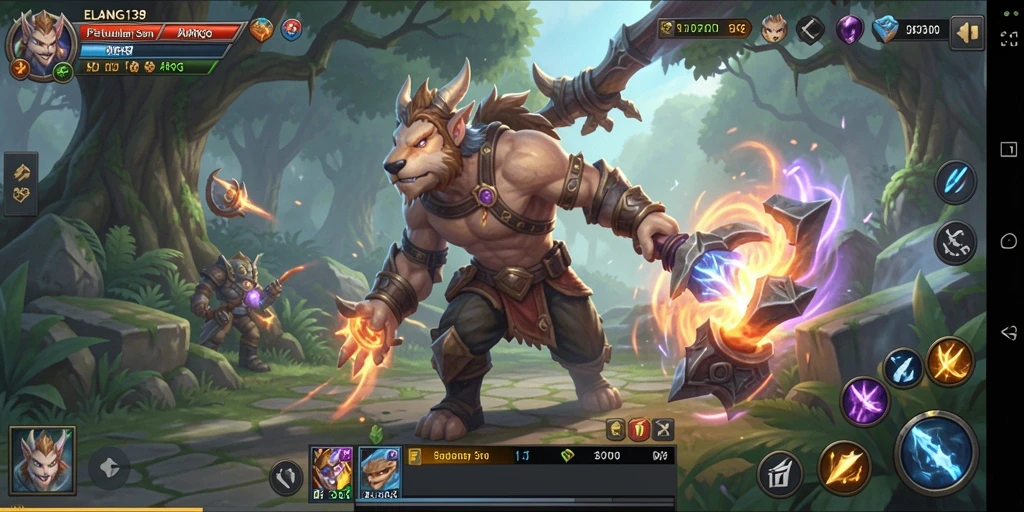 Tangkapan layar dari gameplay seru di ELANG138 menunjukkan pertarungan mendalam antar karakter.