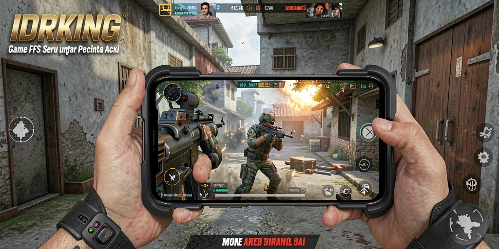 Screenshot gameplay IDRKING yang memukau dan penuh aksi.