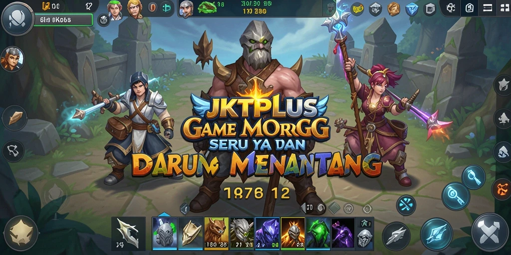 Tampilan gameplay seru dari JKTPLUS MMORPG dengan aksi mendebarkan.