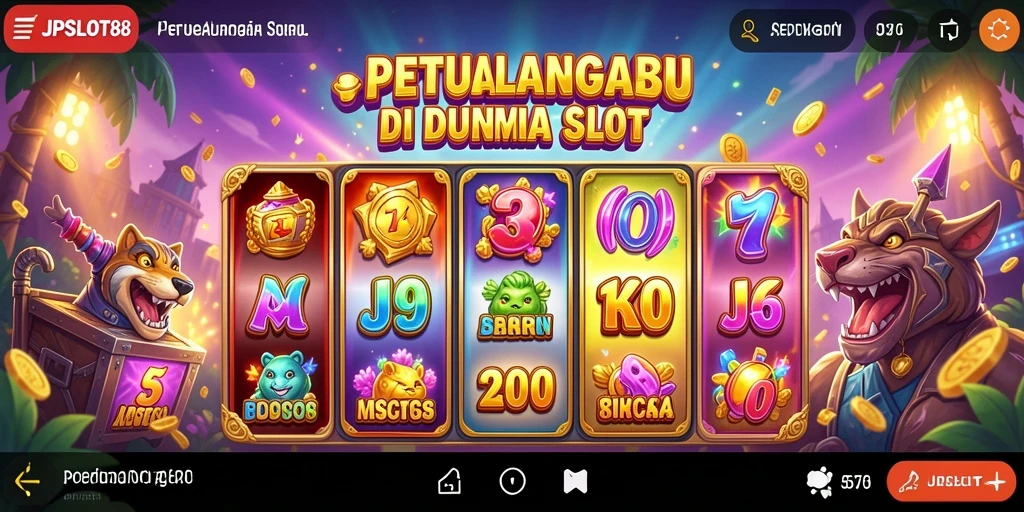 Tampilan gameplay menarik dari JPSLOT88 dalam dunia petualangan.