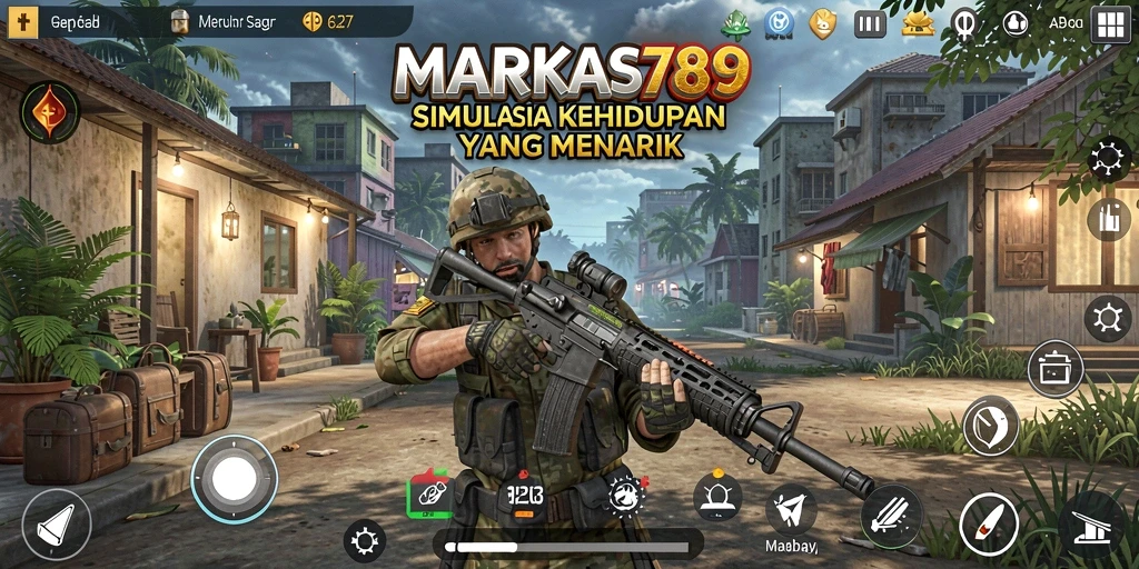 Tampilan gameplay simulasi yang menarik dan interaktif.