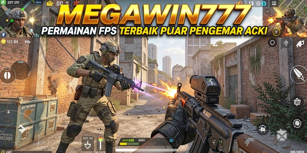 Tampilan gameplay MEGAWIN777 dengan aksi seru dan intens.
