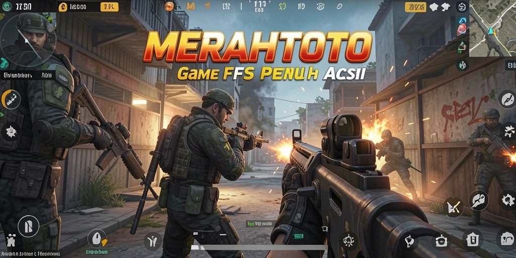 Tangkapan layar gameplay MERAHTOTO menunjukkan aksi menegangkan dalam pertempuran.