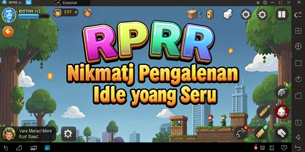 Tampilan gameplay RPRR yang mengasyikkan dan penuh strategi dalam kategori Idle.