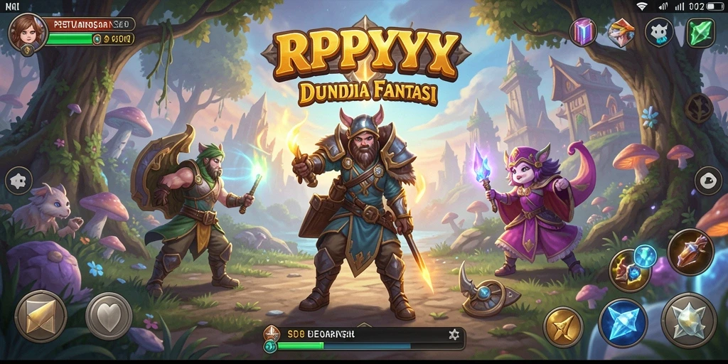 Gameplay RPG RPYYY yang menarik dan penuh aksi.