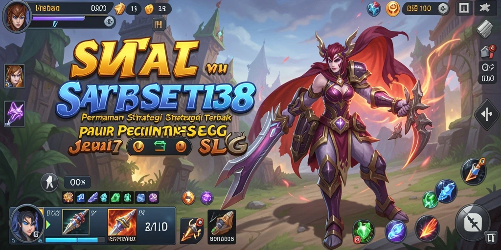 Tampilan gameplay SATSET138 menampilkan strategi dan pertempuran yang dinamis.