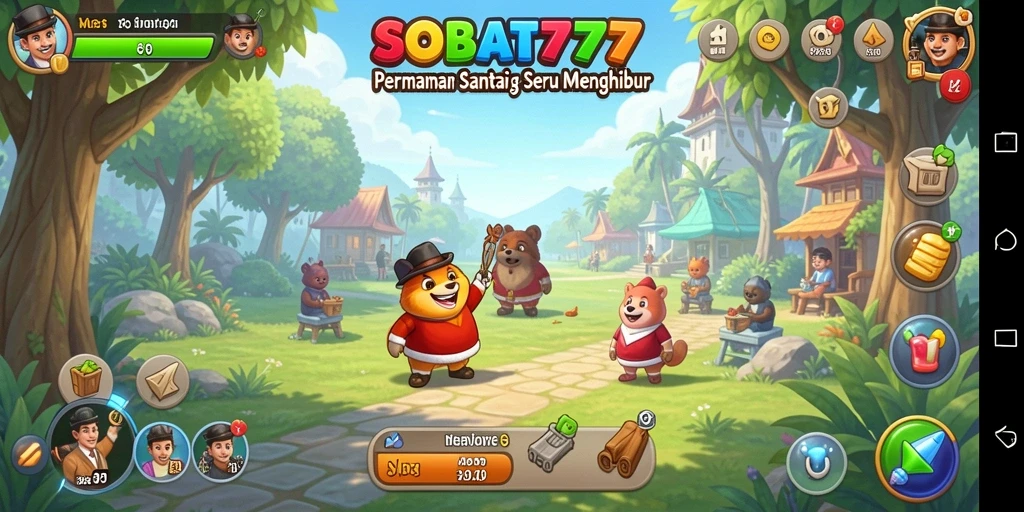 Tangkapan layar SOBAT777 yang menunjukkan aksi seru dalam permainan.