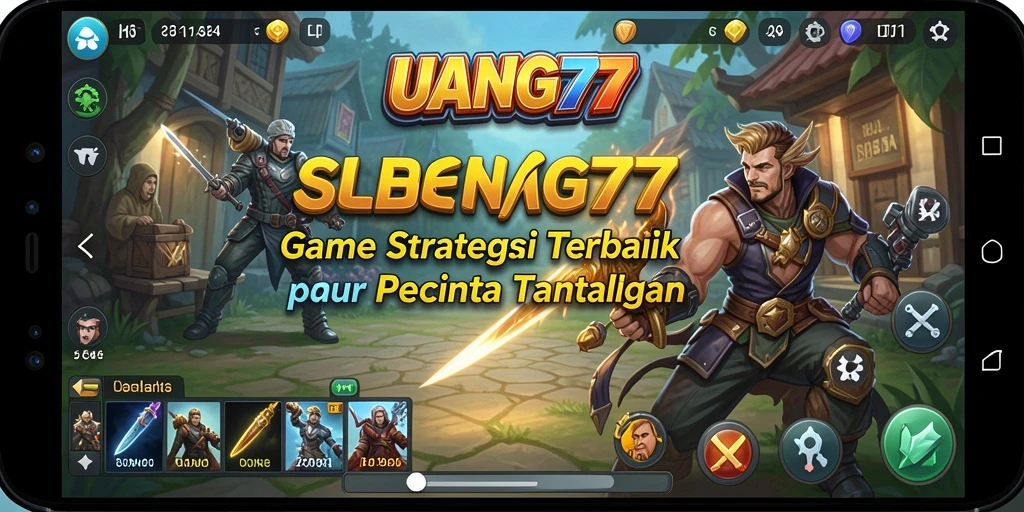 Tampilan gameplay UANG77 yang mendebarkan dan strategis.