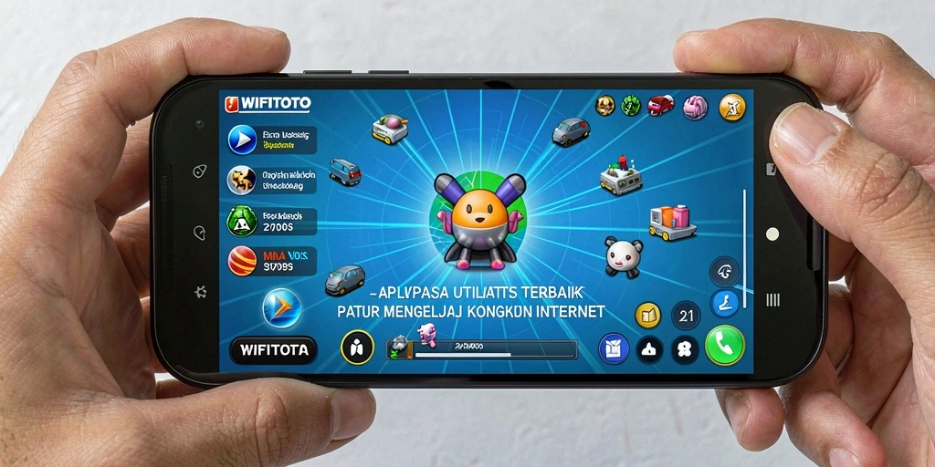 Tampilan utama WIFITOTO menampilkan pemantauan jaringan yang efektif.